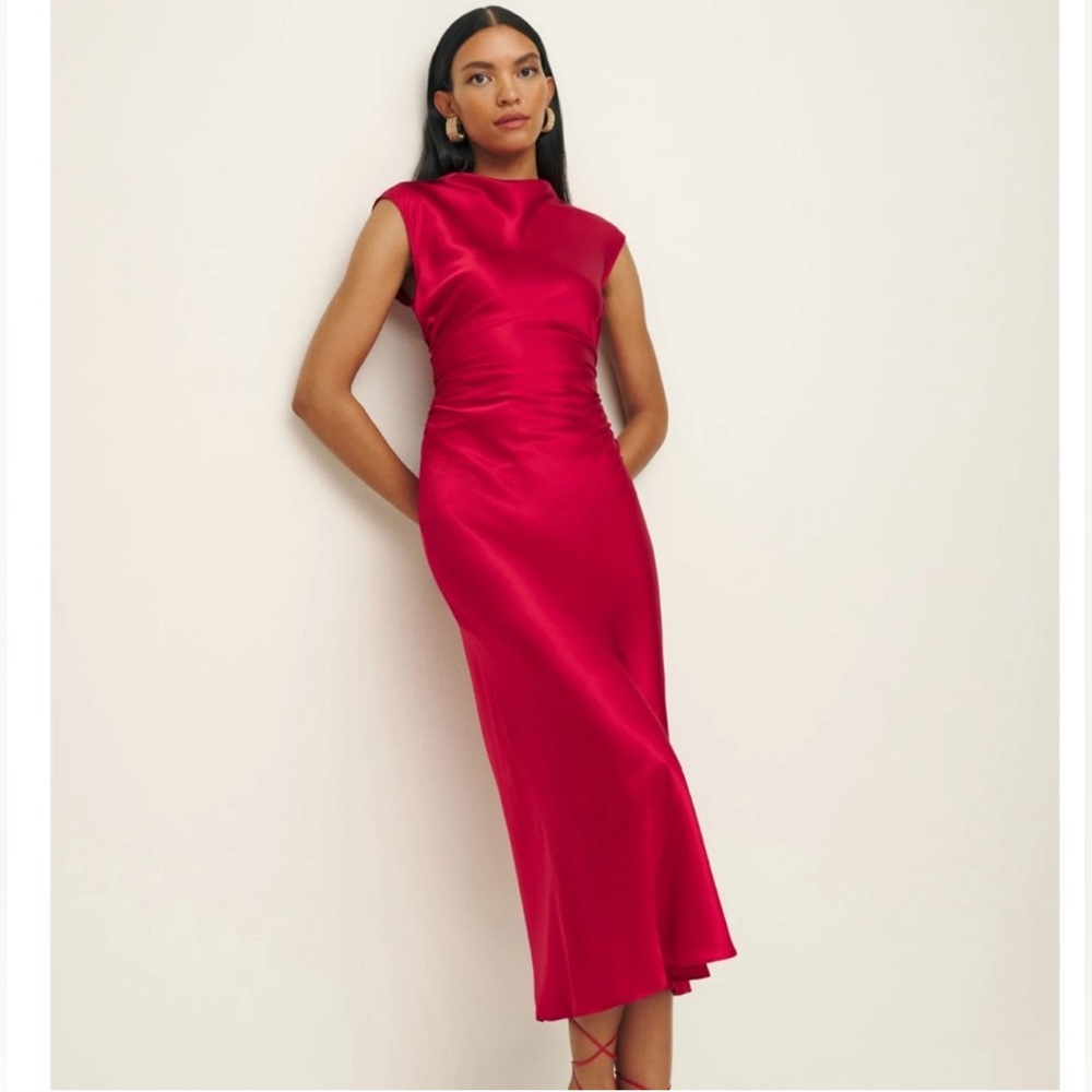 Reformation Veida silk dress size 2